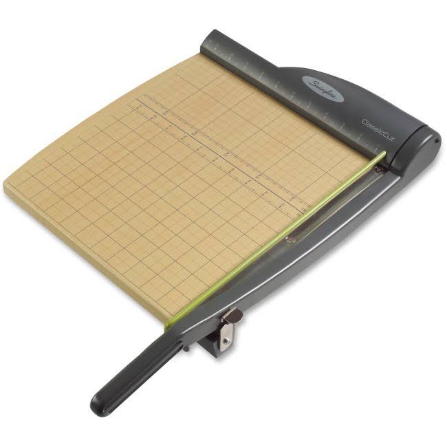12 Cut Length 15 Sheet Capacity Gray Guillotine Trimmer M719
