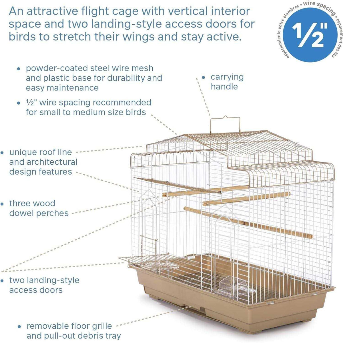 Barn Style Bird Cage X42506