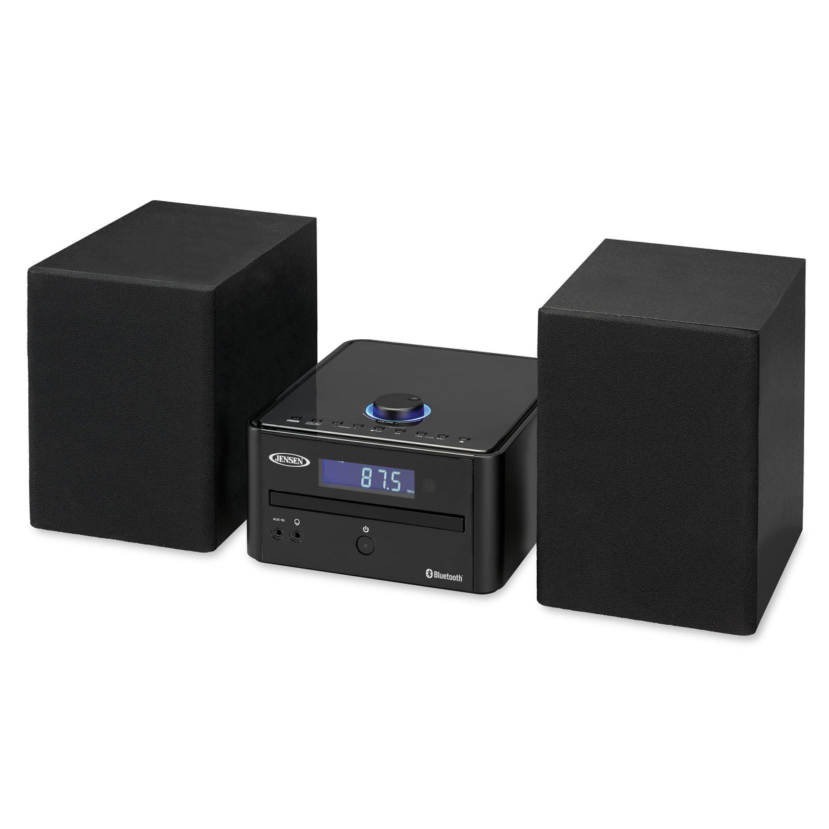 3-Piece Stereo CD Music System with Bluetooth and Remote Q698571