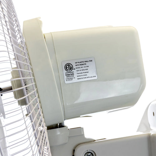 16 Pedestal Wall Fan White N45291