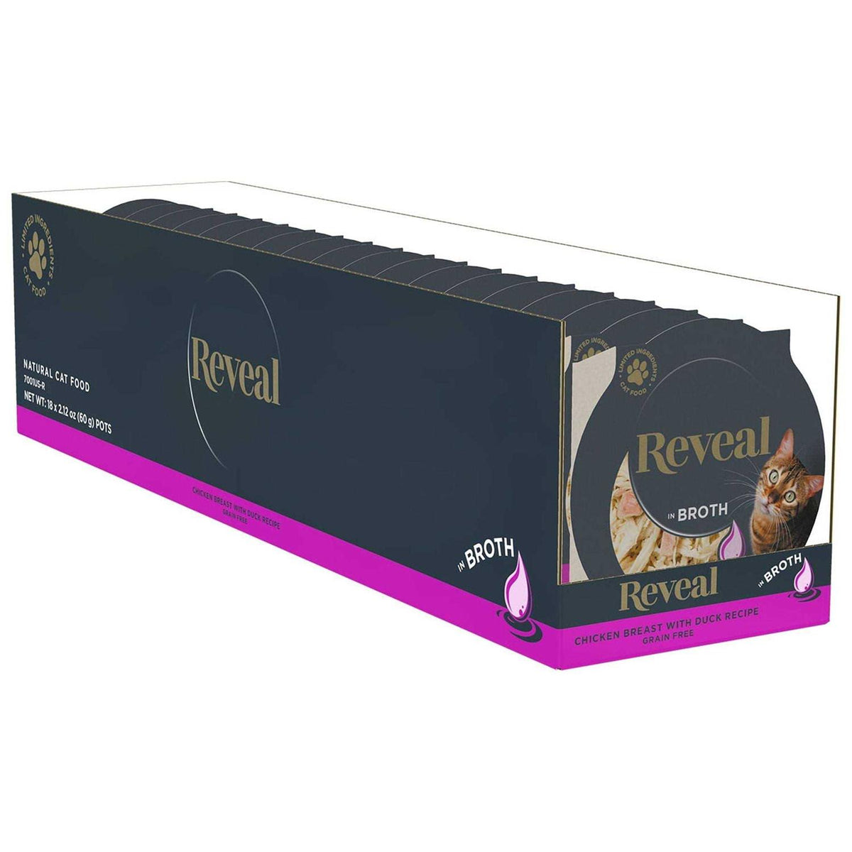 Wet Cat Food Tuna Fillet with Sea Bream in Broth P1437