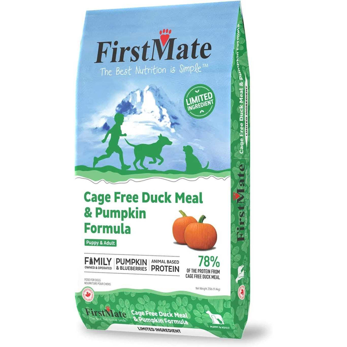 Limited Ingredient Cage-Free Duck Meal & Pumpkin Formula Dry Dog Food K153