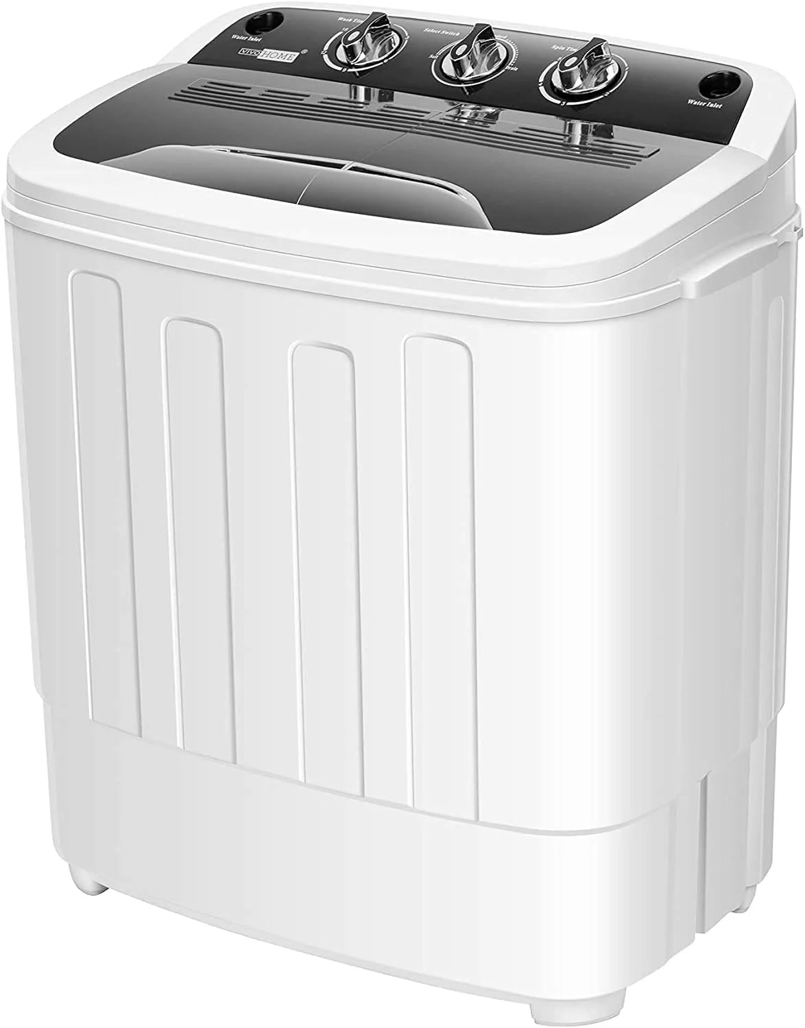 Portable Twin Tub Mini Laundry Washer and Spin Dryer Combo 13.5lbs G189988