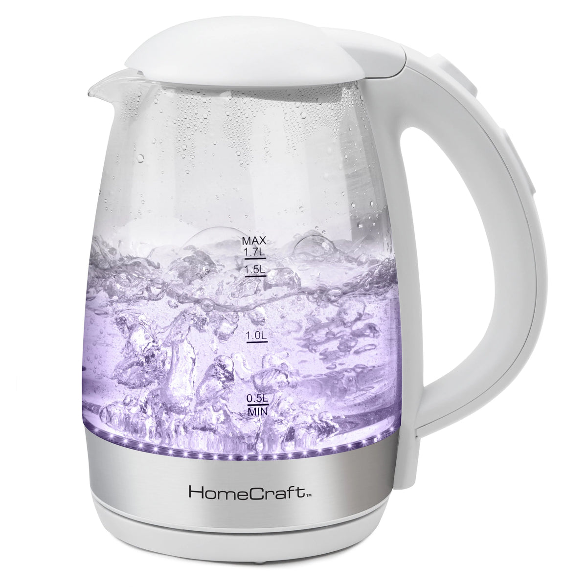 1.7L Electric Glass Kettle Y555