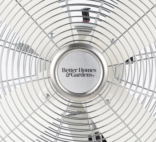 16 inch Adjustable Height Oscillating 3-Speed Metal Stand Fan in Red B998