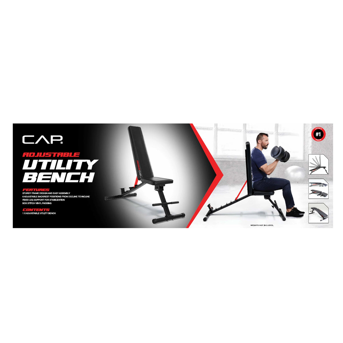Foldable Weight Bench X2293