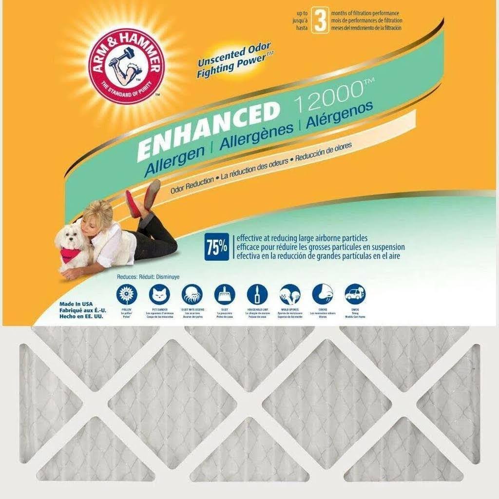 20 in. x 30 in. x 1 in. Odor Allergen and Pet Dander Control Air Filter 12-Pack L545913