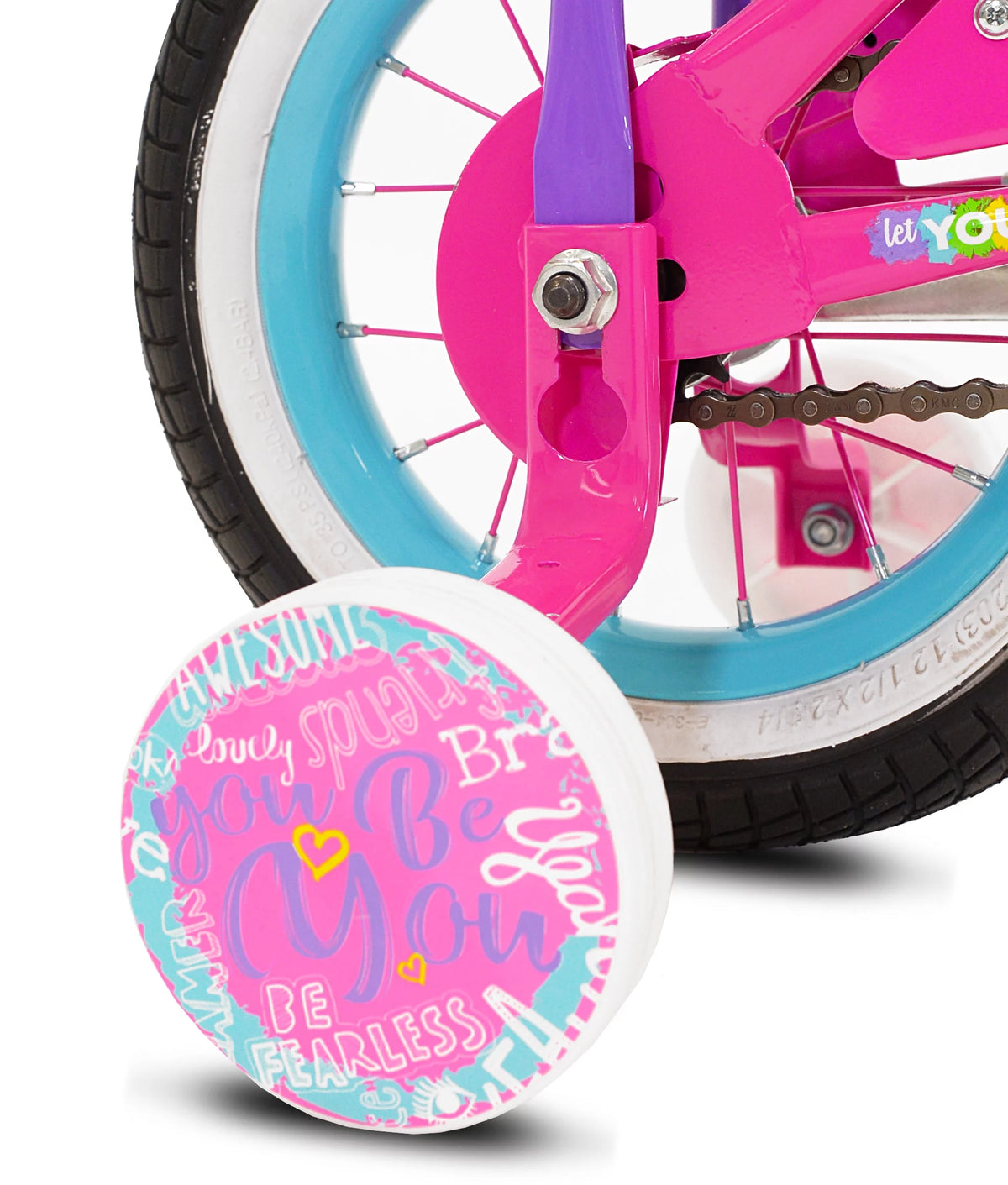Girl's 12 in. Pink and Purple Bicycle P1120