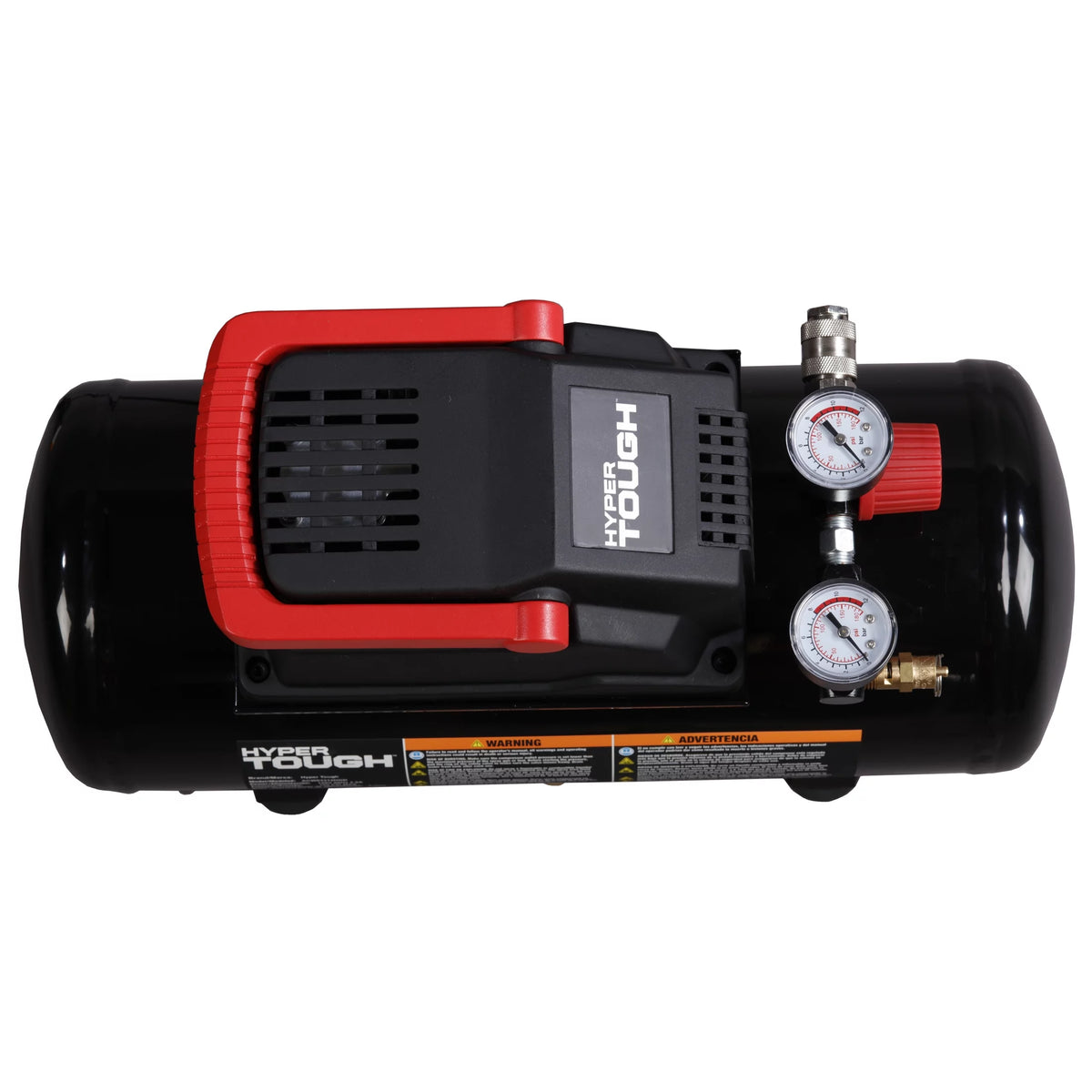 3 Gallon Oil-free Portable Air Compressor with Hose & Inflation Accessory Kit, 100 PSI B742
