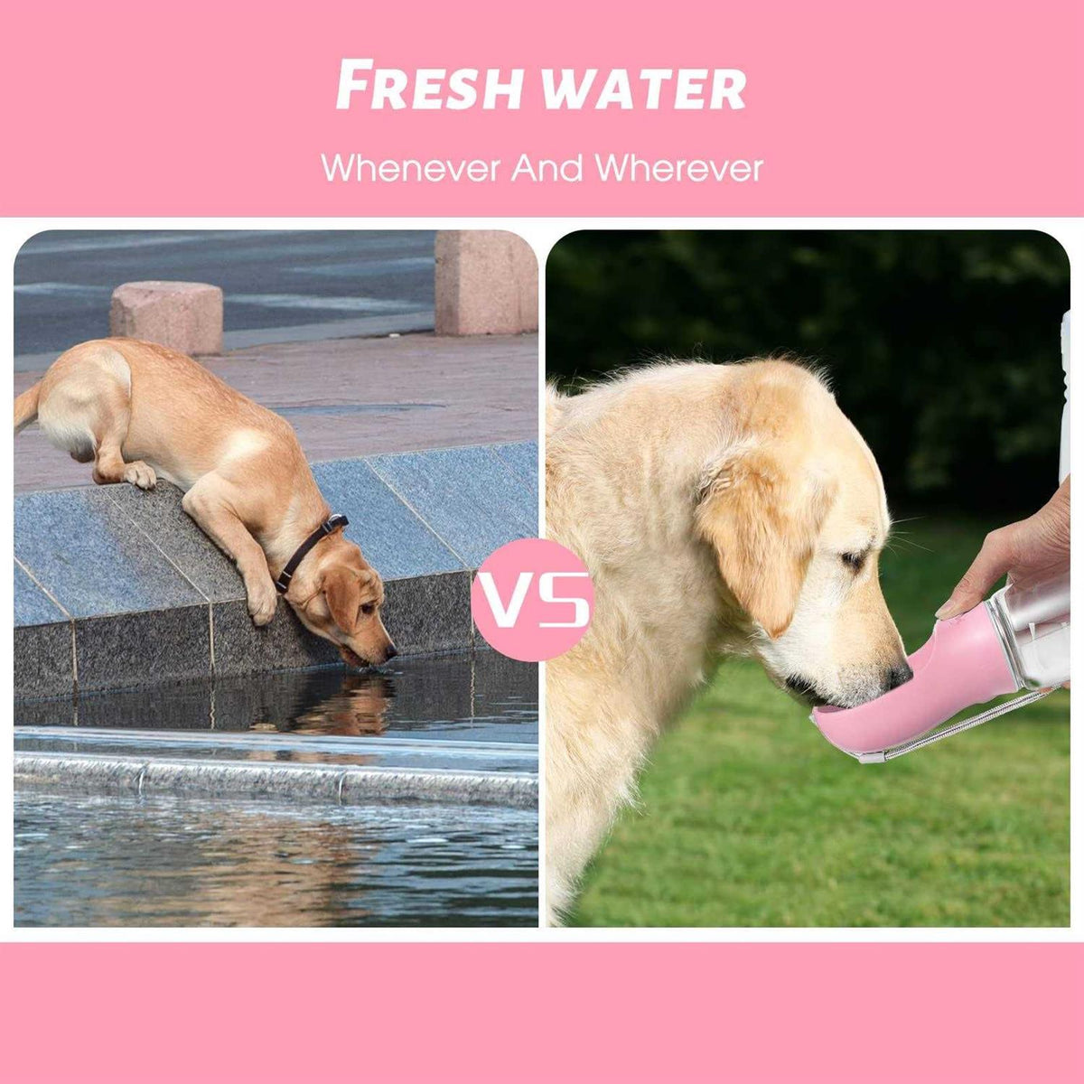 Portable Leak Proof Dog Water Bottle O7974