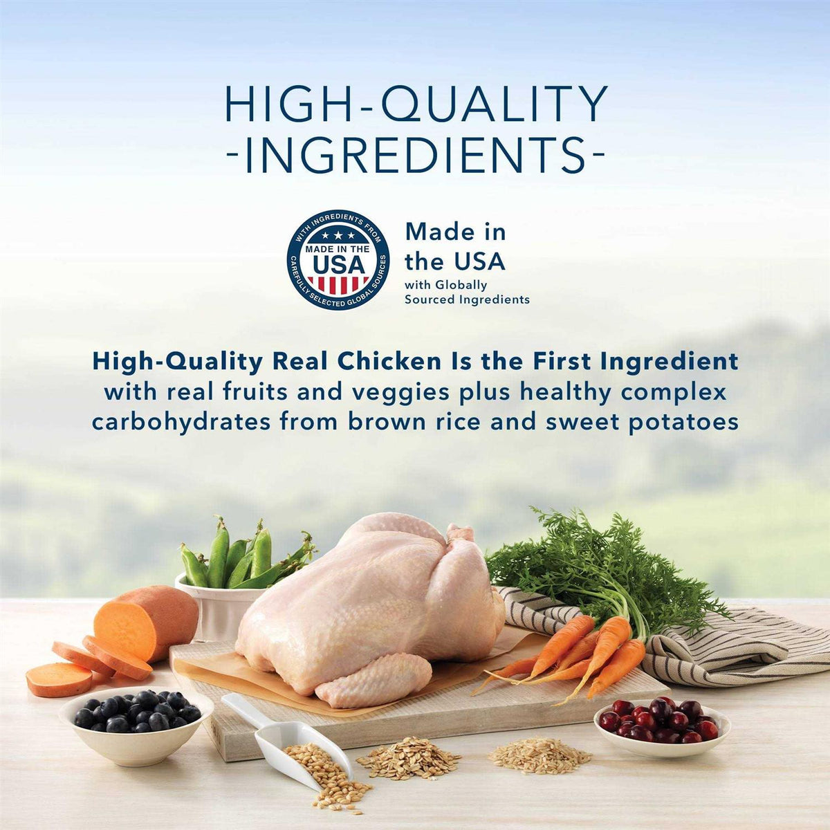 Natural Adult Dry Dog Food Chicken and Brown Rice U1995